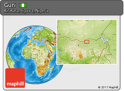 Physical Location Map of Guri