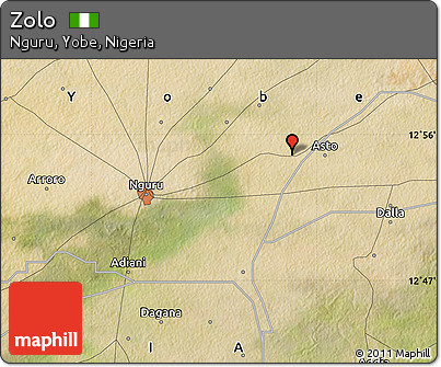 Satellite Map of Zolo