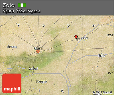 Satellite Map of Zolo