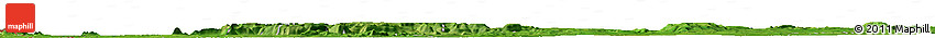 Satellite Horizon Map of the Area around 12° 42' 56" N, 10° 58' 29" W