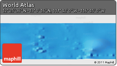Physical Panoramic Map of the Area around 12° 42' 56" N, 117° 13' 29" W