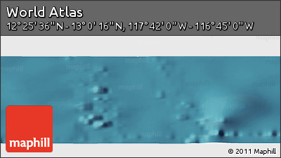 Satellite Panoramic Map of the Area around 12° 42' 56" N, 117° 13' 29" W