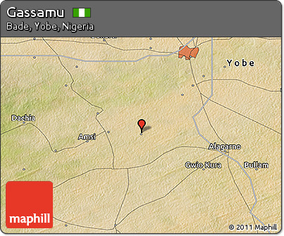 Satellite 3D Map of Gassamu