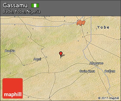 Satellite 3D Map of Gassamu