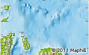 Physical Map of the area around 12° 42' 56" N, 122° 28' 29" E