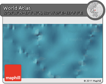 Satellite 3D Map of the Area around 12° 42' 56" N, 132° 40' 30" E
