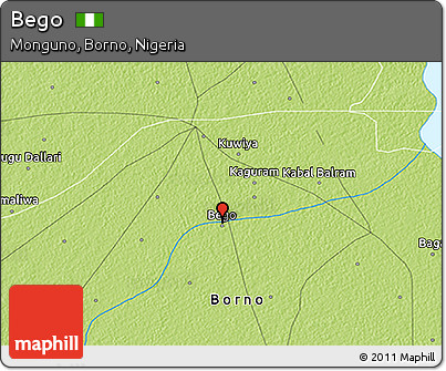 Physical 3D Map of Bego