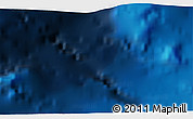 Physical 3D Map of the area around 12° 42' 56" N, 146° 16' 30" E