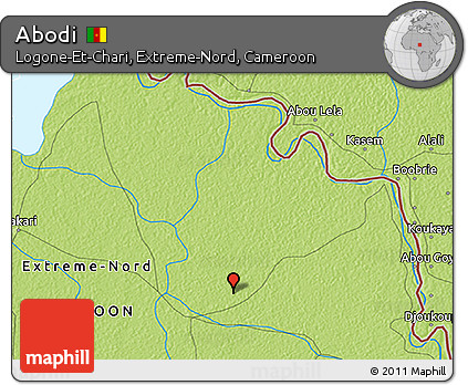 Physical 3D Map of Abodi