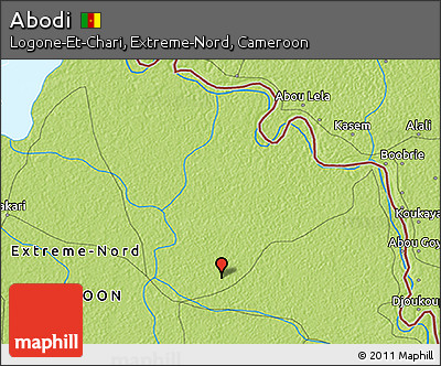 Physical 3D Map of Abodi
