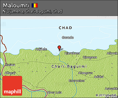 Physical 3D Map of Maloumri