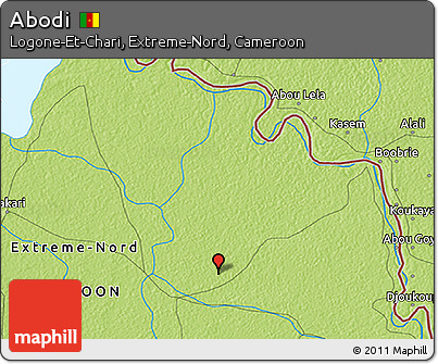 Physical 3D Map of Abodi