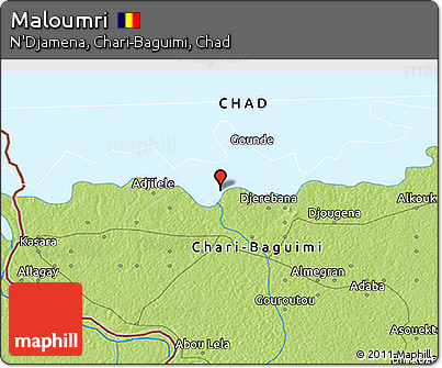 Physical 3D Map of Maloumri