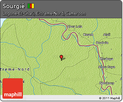 Physical 3D Map of Sourgié