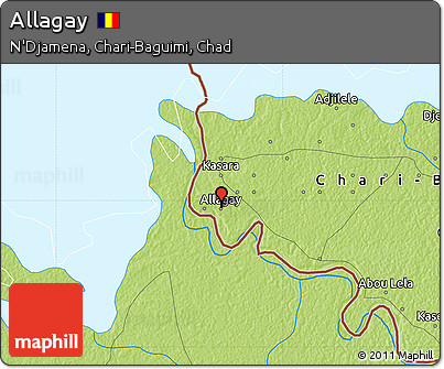 Physical Map of Allagay