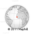 Outline Map of Demba Boiro, rectangular outline