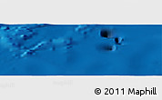Physical Panoramic Map of the area around 12° 42' 56" N, 151° 22' 30" E