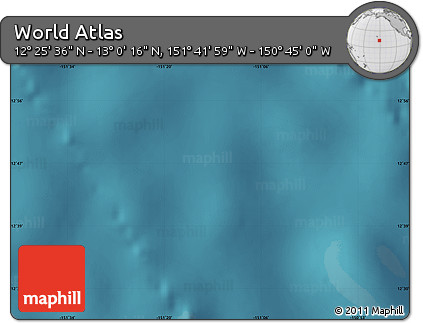 Satellite Map of the Area around 12° 42' 56" N, 151° 13' 29" W