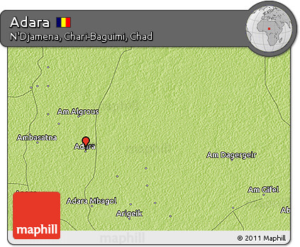 Physical 3D Map of Adara