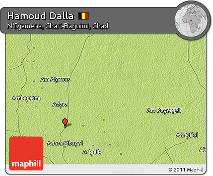 Physical 3D Map of Hamoud Dalla