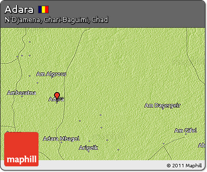 Physical 3D Map of Adara