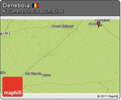Physical Panoramic Map of Deneboïa