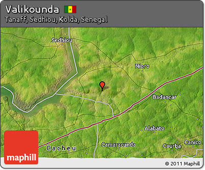 Satellite 3D Map of Valikounda