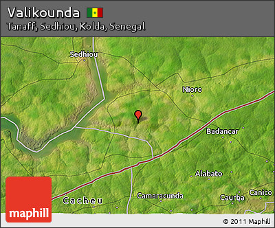 Satellite 3D Map of Valikounda