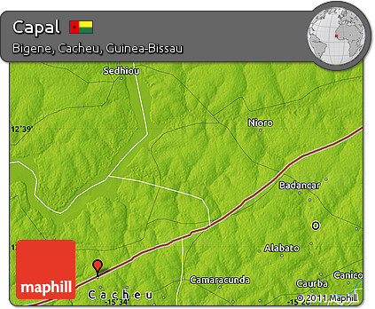 Physical Map of Capal