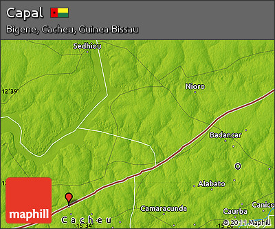 Physical Map of Capal