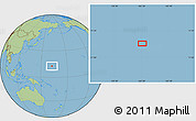 Savanna Style Location Map of the area around 12° 42' 56" N, 162° 25' 30" E