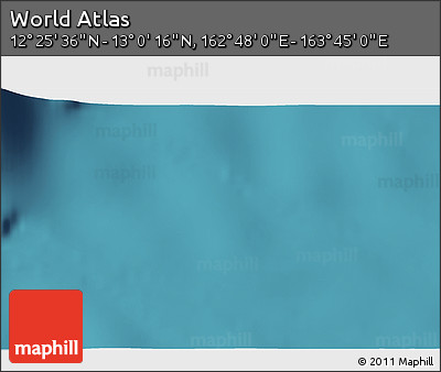 Satellite 3D Map of the Area around 12° 42' 56" N, 163° 16' 30" E