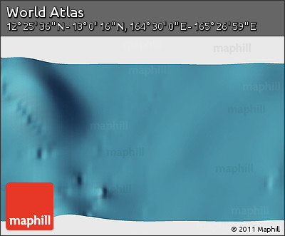 Satellite 3D Map of the Area around 12° 42' 56" N, 164° 58' 29" E
