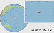 Savanna Style Location Map of the area around 12° 42' 56" N, 167° 31' 30" E
