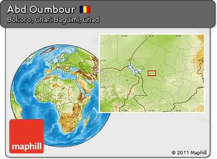 Physical Location Map of Abd Oumbour