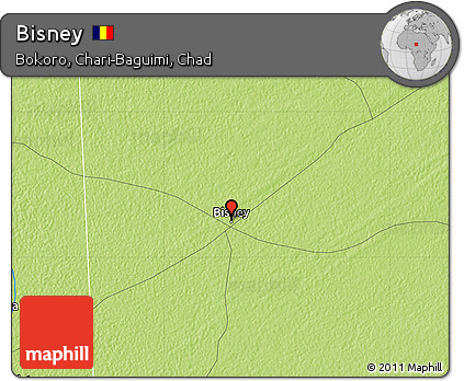 Physical Map of Bisney