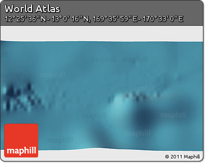 Satellite 3D Map of the Area around 12° 42' 56" N, 170° 4' 29" E