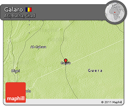 Physical 3D Map of Galaro