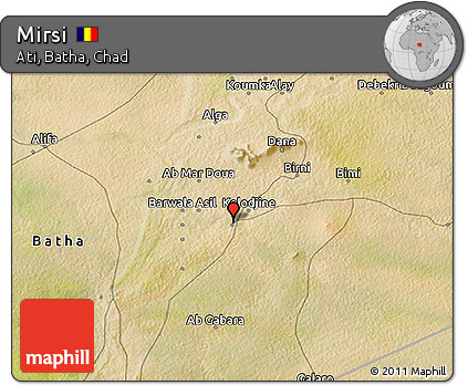 Satellite 3D Map of Mirsi