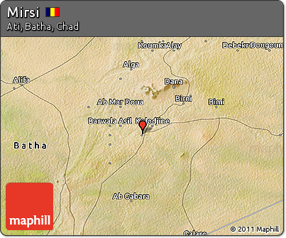 Satellite 3D Map of Mirsi
