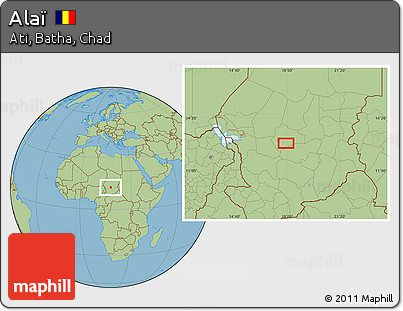 Savanna Style Location Map of Alaï