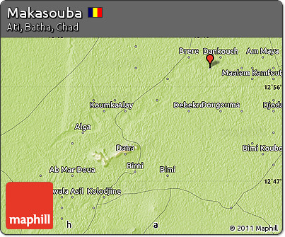 Physical Map of Makasouba