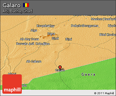 Political Panoramic Map of Galaro