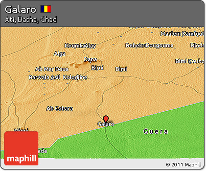 Political Panoramic Map of Galaro