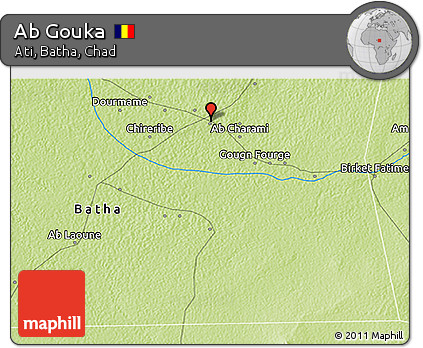 Physical 3D Map of Ab Gouka