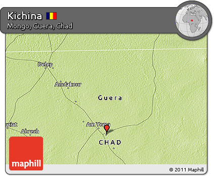 Physical 3D Map of Kichina