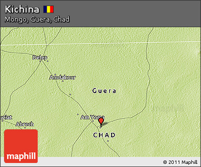 Physical 3D Map of Kichina
