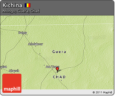 Physical 3D Map of Kichina