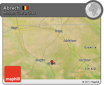 Satellite 3D Map of Abréch