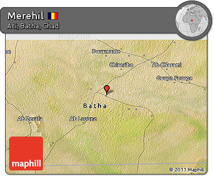 Satellite 3D Map of Merehil